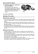 Preview for 152 page of Casio EX-H5BK User Manual