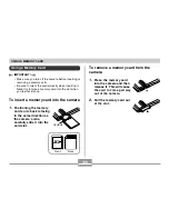 Предварительный просмотр 128 страницы Casio EX-M20 - EXILIM Digital Camera User Manual