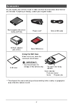 Preview for 2 page of Casio EX-MR1 User Manual