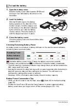 Preview for 12 page of Casio EX-S10BE - EXILIM CARD Digital Camera User Manual