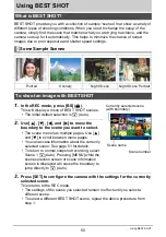 Preview for 50 page of Casio EX-S10BE - EXILIM CARD Digital Camera User Manual