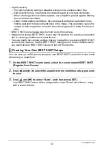 Preview for 52 page of Casio EX-S10BE - EXILIM CARD Digital Camera User Manual