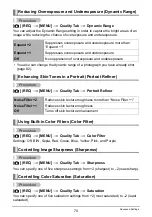 Preview for 70 page of Casio EX-S10BE - EXILIM CARD Digital Camera User Manual