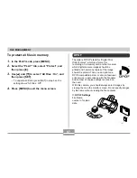 Preview for 5 page of Casio EX-S3 - 3 Manual