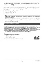 Preview for 19 page of Casio EX-S8BE User Manual