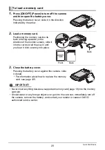 Preview for 20 page of Casio EX-S8BE User Manual