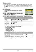 Preview for 40 page of Casio EX-S8BE User Manual