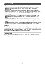 Preview for 3 page of Casio EX-TR10 User Manual