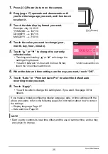 Preview for 25 page of Casio EX-TR10 User Manual