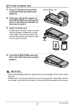 Preview for 27 page of Casio EX-TR10 User Manual