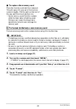 Preview for 28 page of Casio EX-TR10 User Manual