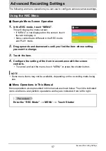 Preview for 57 page of Casio EX-TR10 User Manual