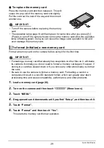 Preview for 29 page of Casio EX-TR80 User Manual