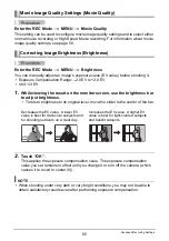 Preview for 65 page of Casio EX-TR80 User Manual