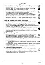 Preview for 124 page of Casio EX-TR80 User Manual