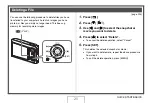 Preview for 21 page of Casio EX-V8 - EXILIM Hi-Zoom Digital Camera User Manual