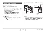 Preview for 43 page of Casio EX-V8 - EXILIM Hi-Zoom Digital Camera User Manual