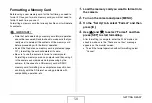 Preview for 50 page of Casio EX-V8 - EXILIM Hi-Zoom Digital Camera User Manual