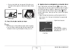 Preview for 70 page of Casio EX-V8 - EXILIM Hi-Zoom Digital Camera User Manual