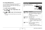 Preview for 72 page of Casio EX-V8 - EXILIM Hi-Zoom Digital Camera User Manual