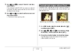 Preview for 110 page of Casio EX-V8 - EXILIM Hi-Zoom Digital Camera User Manual