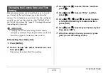 Preview for 210 page of Casio EX-V8 - EXILIM Hi-Zoom Digital Camera User Manual