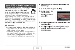 Preview for 224 page of Casio EX-V8 - EXILIM Hi-Zoom Digital Camera User Manual