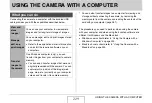 Preview for 229 page of Casio EX-V8 - EXILIM Hi-Zoom Digital Camera User Manual