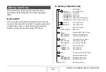 Preview for 262 page of Casio EX-V8 - EXILIM Hi-Zoom Digital Camera User Manual