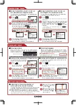 Preview for 2 page of Casio EX-Word XD-SW6500 Quick Setup Manual