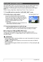 Preview for 54 page of Casio EX-Z100BE - EXILIM ZOOM Digital Camera User Manual