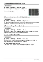 Preview for 71 page of Casio EX-Z100BE - EXILIM ZOOM Digital Camera User Manual