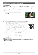 Preview for 98 page of Casio EX-Z100BE - EXILIM ZOOM Digital Camera User Manual