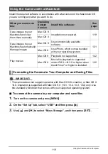 Preview for 119 page of Casio EX-Z100BE - EXILIM ZOOM Digital Camera User Manual