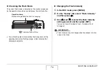 Preview for 74 page of Casio EX-Z1050BE - EXILIM ZOOM Digital Camera User Manual