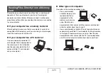 Preview for 223 page of Casio EX-Z1050BE - EXILIM ZOOM Digital Camera User Manual