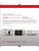 Предварительный просмотр 9 страницы Casio EX-Z1050BK Brochure