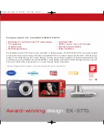 Предварительный просмотр 17 страницы Casio EX-Z1050BK Brochure