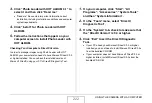 Preview for 222 page of Casio EX-Z1080 - EXILIM Digital Camera User Manual