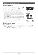 Preview for 23 page of Casio EX-Z115 - EXILIM Digital Camera User Manual