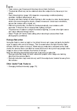 Preview for 36 page of Casio EX-Z115 - EXILIM Digital Camera User Manual