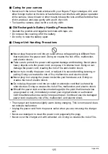 Preview for 125 page of Casio EX-Z115 - EXILIM Digital Camera User Manual