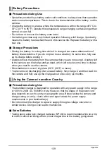 Preview for 129 page of Casio EX-Z115 - EXILIM Digital Camera User Manual