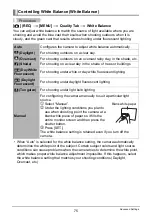 Предварительный просмотр 75 страницы Casio EX-Z200 - EXILIM Digital Camera User Manual