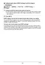 Предварительный просмотр 105 страницы Casio EX-Z200 - EXILIM Digital Camera User Manual