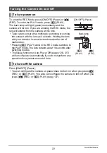 Preview for 22 page of Casio EX-Z21 - EXILIM Digital Camera User Manual