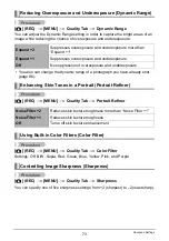 Preview for 73 page of Casio EX-Z21 - EXILIM Digital Camera User Manual