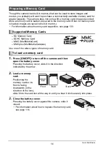 Preview for 14 page of Casio EX-Z22 - EXILIM Digital Camera User Manual