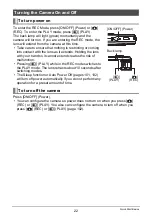 Preview for 22 page of Casio EX-Z22 - EXILIM Digital Camera User Manual