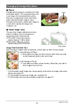 Preview for 24 page of Casio EX-Z22 - EXILIM Digital Camera User Manual